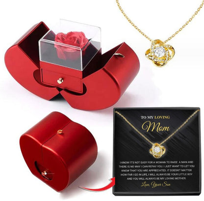 Rose Jewelry Gift Box (Apple Shape)