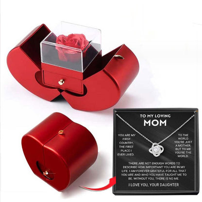 Rose Jewelry Gift Box (Apple Shape)