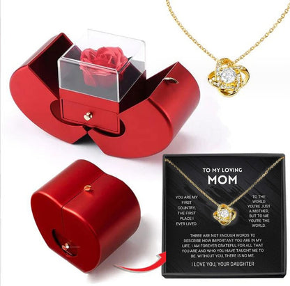 Rose Jewelry Gift Box (Apple Shape)