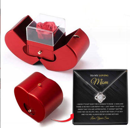 Rose Jewelry Gift Box (Apple Shape)